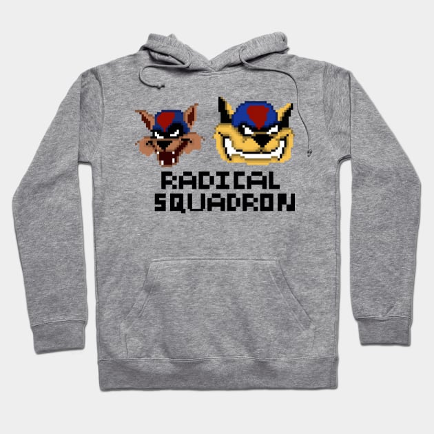 "Radical Squadron" Hoodie by ShatteredPixels